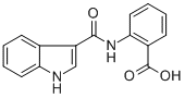 2-(1H-Indole-3-carboxamido)benzoic acid