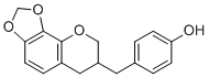 4'-Hydroxy-7,8-methylenedioxyhomoisoflavan