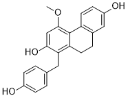 1-(4-Hydroxybenzyl)-4-methoxy-9,10-dihydrophenanthrene-2,7-diol