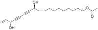 1-Acetoxy-9,17-octadecadiene-12,14-diyne-11,16-diol
