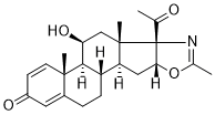 11β-Hydroxy-2'-methyl-5'βH-pregna-1,4-dieno[17,16-d]oxazole-3,20-dione