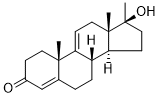 17β-Hydroxy-17-methylandrosta-4,9(11)-dien-3-one