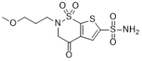 2-(3-Methoxypropyl)-4-oxo-3,4-dihydro-2H-thieno[3,2-e][1,2]thiazine-6-sulfonamide 1,1-dioxide