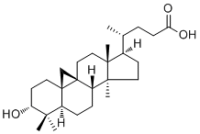 25,26,27-Trinor-3α-hydroxycycloartan-24-oic acid