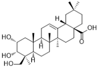 2α,3α,24-Trihydroxyolean-12-en-28-oic acid