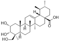 2α,3α,24-Trihydroxyurs-12-en-28-oic acid