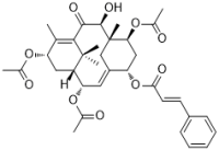 2α,7β,13α-Triacetoxy-5α-cinnamoyloxy-9β-hydroxy-2(3→20)abeotaxa-4(20),11-dien-10-one