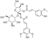 3-O-Feruloyl-1-O-sinapoyl sucrose