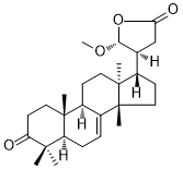 3-Oxo-21α-methoxy-24,25,26,27-tetranortirucall-7-en-23,21-olide