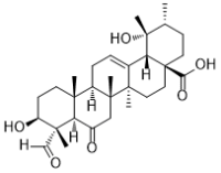 3β,19α-Dihydroxy-6,23-dioxours-12-en-28-oic acid