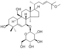 3β,7β,19-Trihydroxy-25-methoxycucurbita-5,23-diene 7-O-glucoside