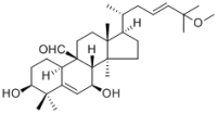 3β,7β-Dihydroxy-25-methoxycucurbita-5,23-dien-19-al