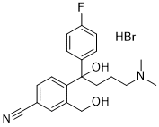 4-(4-(Dimethylamino)-1-(4-fluorophenyl)-1-hydroxybutyl)-3-(hydroxymethyl)benzonitrile hydrobromide