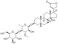 4''-O-Glucosyl-17β-deacetyltanghinin