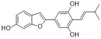 5-(6-Hydroxybenzofuran-2-yl)-2-(3-methylbut-1-enyl)benzene-1,3-diol