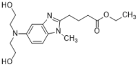 5-[Bis(2-hydroxyethyl)amino]-1-methyl-1H-benzimidazole-2-butanoic acid ethyl ester