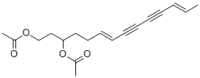 (6E,12E)-Tetradeca-6,12-diene-8,10-diyne-1,3-diol diacetate