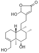 6α,16,18-Trihydroxycleroda-3,13-dien-15,16-olide