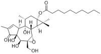 6α,7α-Epoxy-5β-hydroxy-12-deoxyphorbol 13-decanoate