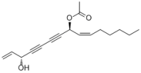 8-Acetoxypentadeca-1,9Z-diene-4,6-diyn-3-ol