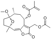 8α-(2-Methylacryloyloxy)-1-O-methylhirsutinolide 13-O-acetate