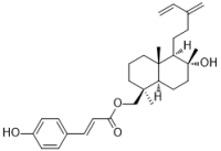 8α-Hydroxylabda-13(16),14-dien-19-yl p-hydroxycinnamate