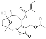 8α-Tigloyloxyhirsutinolide 13-O-acetate