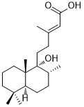 9-Hydroxy-13E-labden-15-oic acid