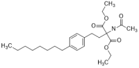 Diethyl 2-acetamido-2-(4-octylphenethyl)malonate