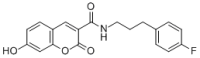 N-(3-(4-Fluorophenyl)propyl)-7-hydroxycoumarin-3-carboxamide