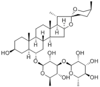 Neochlorogenin 6-O-α-L-rhamnopyranosyl-(1→3)-β-D-quinovopyranoside