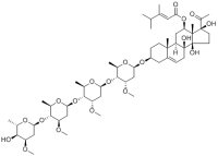 Otophylloside B 4'''-O-α-L-cymaropyranoside