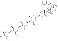 Otophylloside B 4'''-O-β-D-cymaropyranoside