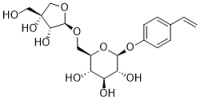 p-Vinylphenyl O-β-D-apiofuranosyl-(1→6)-β-D-glucopyranoside