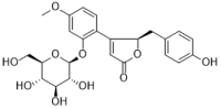 (+)-Puerol B 2"-O-glucoside