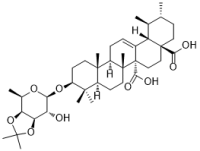 Quinovic acid 3β-O-(3',4'-O-isopropylidene)-β-D-fucopyranoside