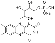 Riboflavin 5′-sodium phosphate